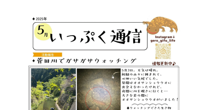 2025年5月　いっぷく通信