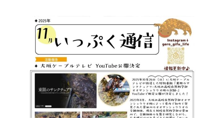2025年11月　いっぷく通信