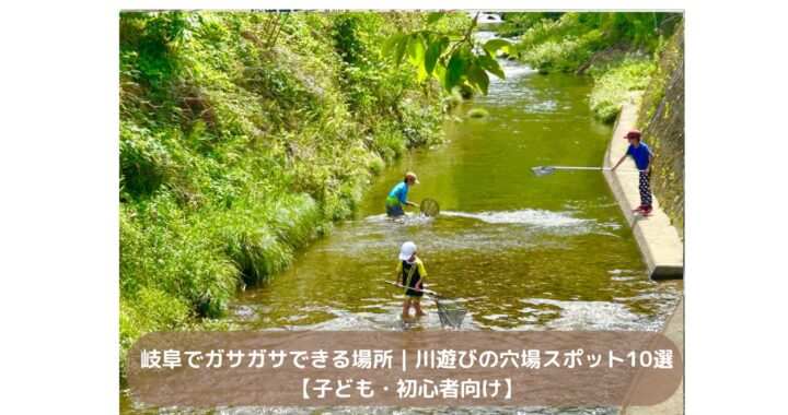 岐阜でガサガサできる場所｜川遊びの穴場スポット10選【子ども・初心者向け】